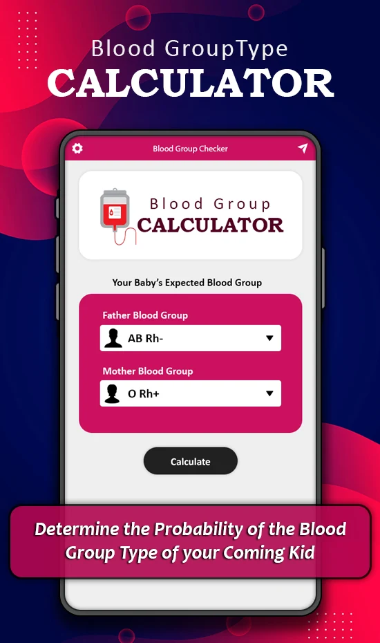 Blood group Type Checker screenshot